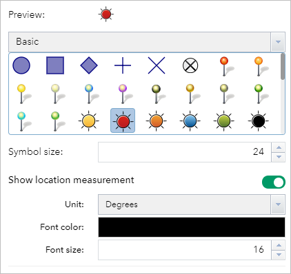Picture point symbol editor Picture point symbol editor